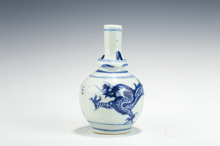 古玩陶瓷清早·青花龍紋葫蘆瓶拍賣(mài),當(dāng)前價(jià)格288元