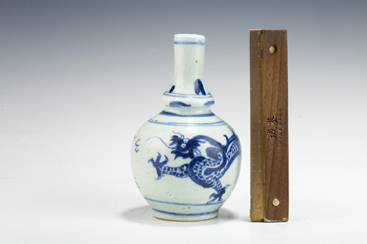 古玩陶瓷清早·青花龍紋葫蘆瓶拍賣(mài),當(dāng)前價(jià)格288元