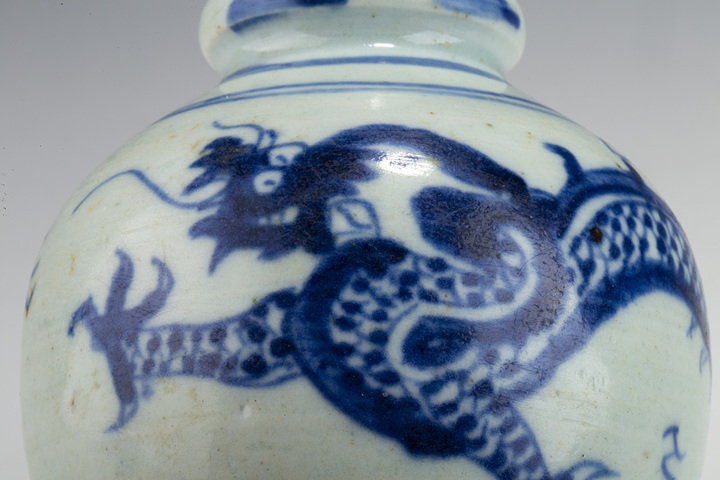古玩陶瓷清早·青花龍紋葫蘆瓶拍賣(mài),當(dāng)前價(jià)格288元
