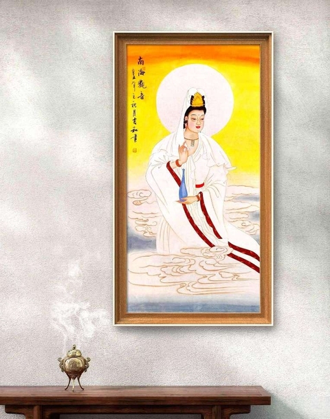 古玩字畫郝吉和觀音像拍賣，當前價格16000元