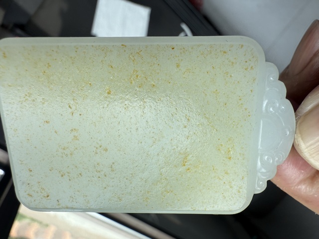 古玩玉器和田玉籽料無事牌真品鑒賞圖