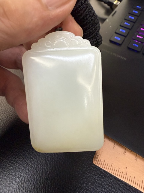 古玩玉器和田玉籽料無事牌真品鑒賞圖