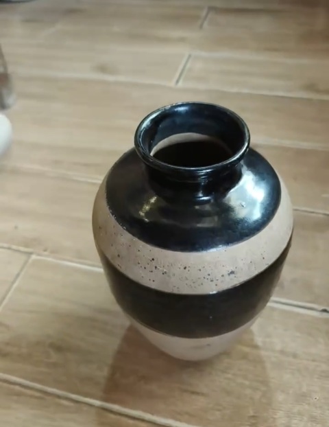古玩陶瓷磁州窯黑釉梅瓶真品鑒賞圖