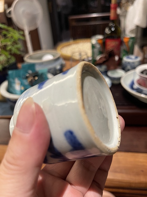 古玩陶瓷青花水盂真品鑒賞圖