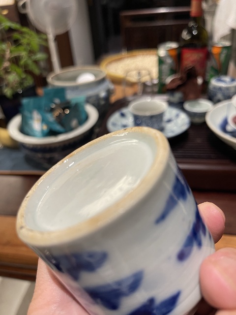 古玩陶瓷青花水盂真品鑒賞圖