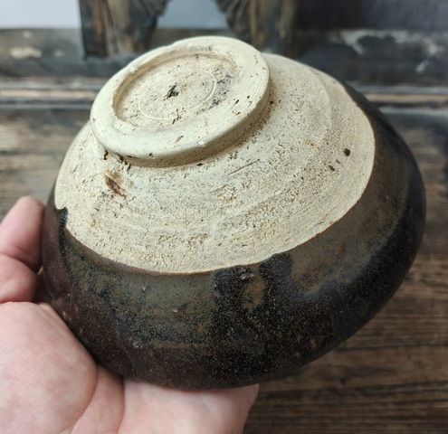 古玩陶瓷金元時期油滴碗真品鑒賞圖