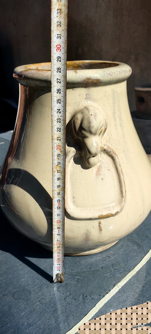 古玩陶瓷雙鋪首瓶真品鑒賞圖