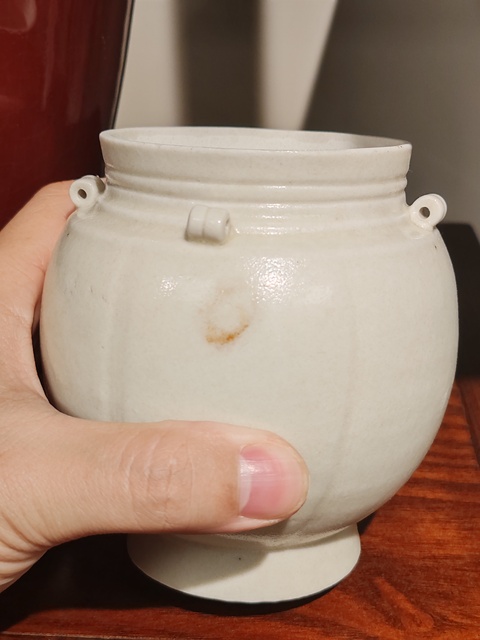 古玩陶瓷四系蓋罐真品鑒賞圖