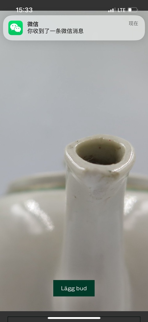古玩陶瓷清中花卉紋執壺真品鑒賞圖