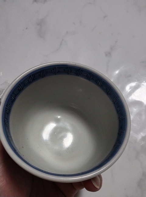 古玩陶瓷青花杯真品鑒賞圖
