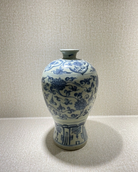 古玩陶瓷青花梅瓶真品鑒賞圖