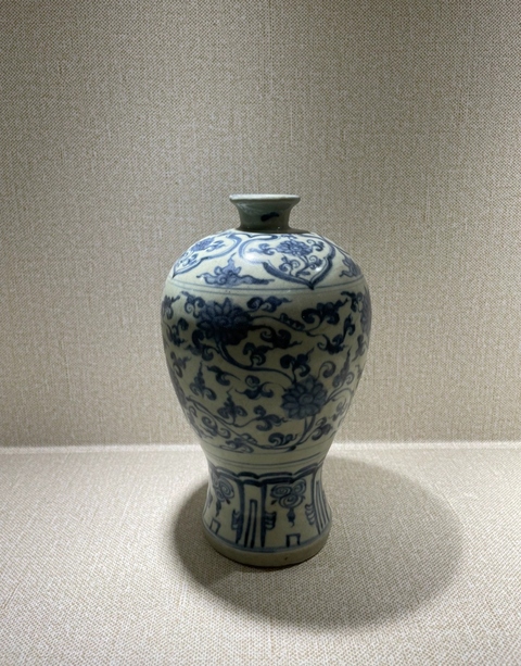 古玩陶瓷青花梅瓶真品鑒賞圖
