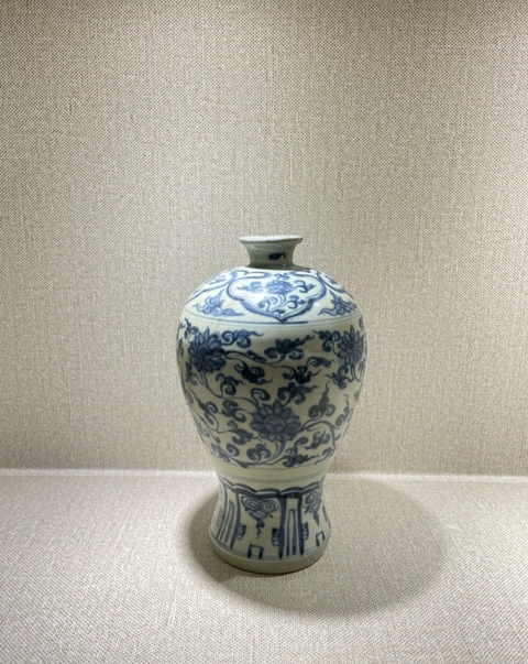 古玩陶瓷青花梅瓶真品鑒賞圖