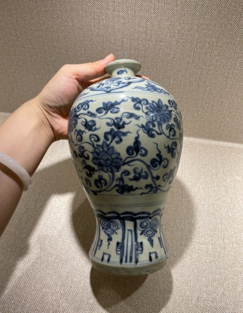 古玩陶瓷青花梅瓶真品鑒賞圖