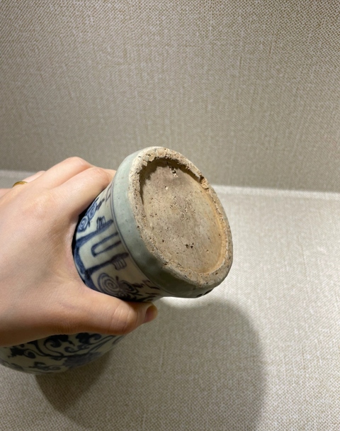 古玩陶瓷青花梅瓶真品鑒賞圖