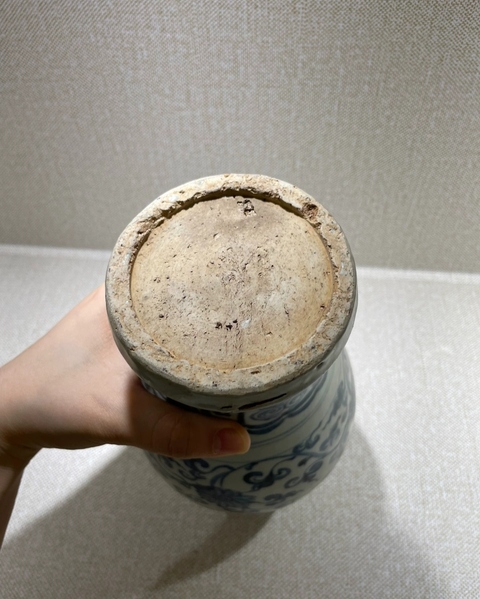 古玩陶瓷青花梅瓶真品鑒賞圖