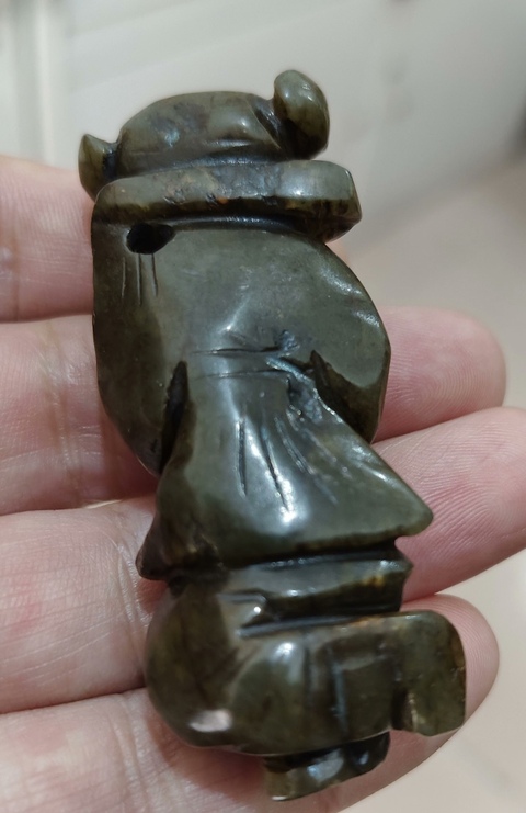 古玩玉器和田玉雕“童子”真品鑒賞圖
