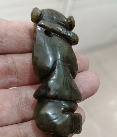 古玩玉器和田玉雕“童子”真品鑒賞圖