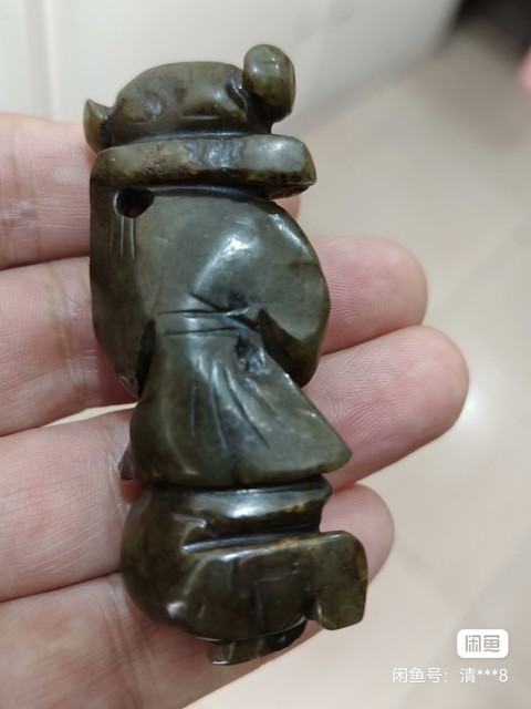 古玩玉器和田玉雕“童子”真品鑒賞圖