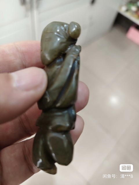 古玩玉器和田玉雕“童子”真品鑒賞圖
