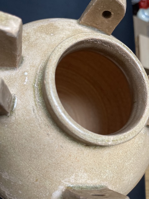 古玩陶瓷岳州窯四系罐真品鑒賞圖