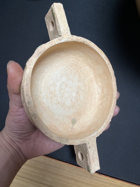古玩陶瓷岳州窯四系罐真品鑒賞圖