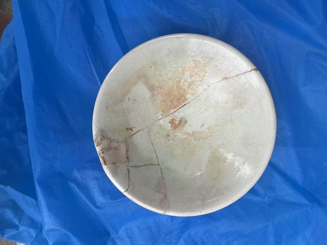 古玩陶瓷唐代玉璧底白釉碗標本拍賣,當前價格39000元