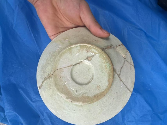 古玩陶瓷唐代玉璧底白釉碗標本拍賣,當前價格39000元
