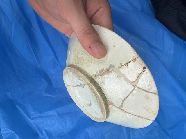 古玩陶瓷唐代玉璧底白釉碗標本拍賣,當前價格39000元