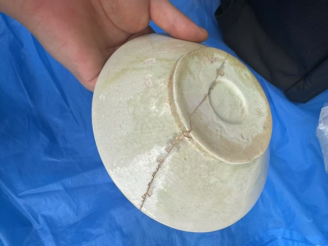 古玩陶瓷唐代玉璧底白釉碗標本拍賣,當前價格39000元