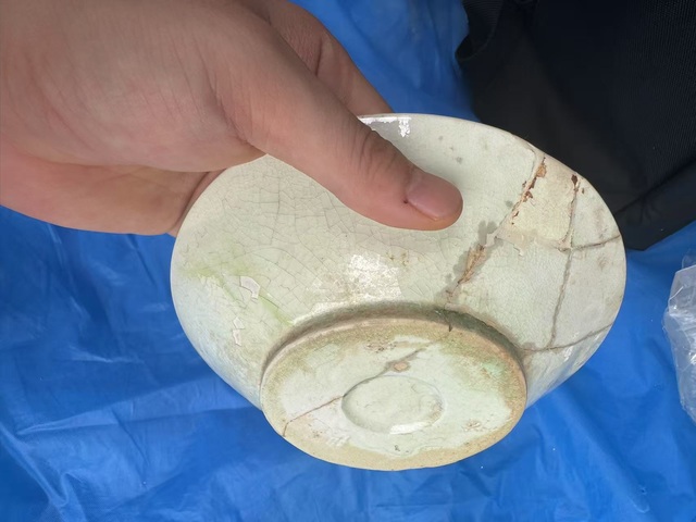 古玩陶瓷唐代玉璧底白釉碗標本拍賣,當前價格39000元