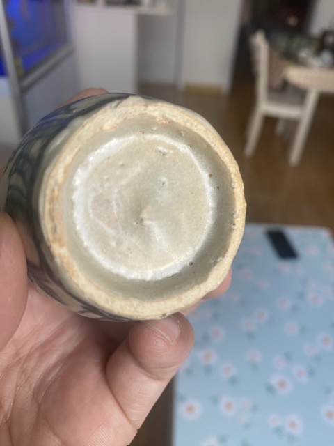 古玩陶瓷晚明青花小罐真品鑒賞圖