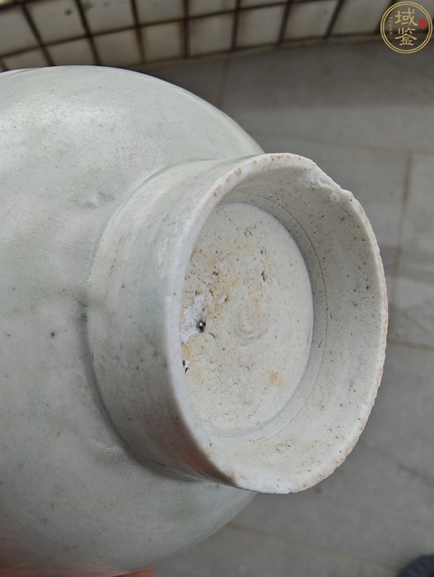 古玩陶瓷湖田窯花口高足碗真品鑒賞圖