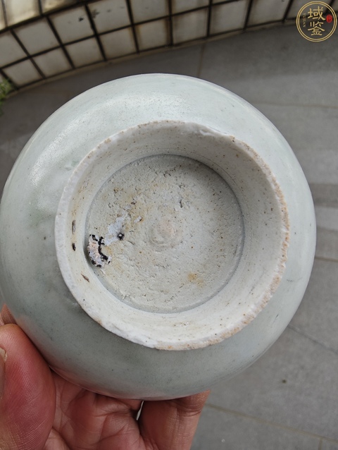 古玩陶瓷湖田窯花口高足碗真品鑒賞圖