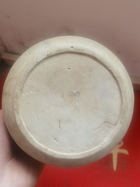 古玩陶瓷素胎渣斗真品鑒賞圖