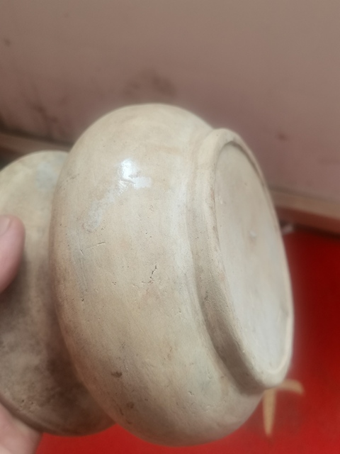 古玩陶瓷素胎渣斗真品鑒賞圖