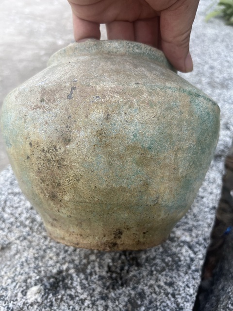 古玩陶瓷漢代綠釉陶拍賣,當前價格20元