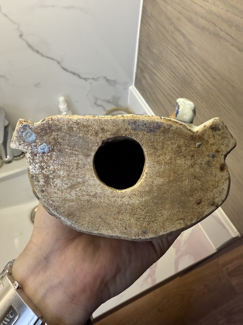 古玩陶瓷粉彩人物造像真品鑒賞圖