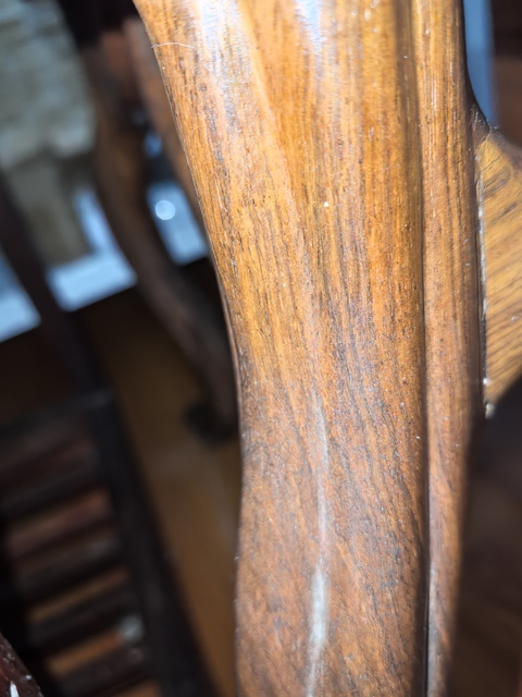 古玩雜項花梨木鹿角椅真品鑒賞圖