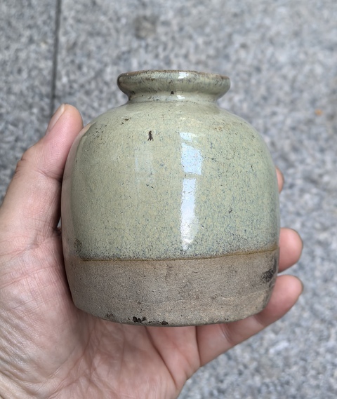古玩陶瓷青釉瓶真品鑒賞圖