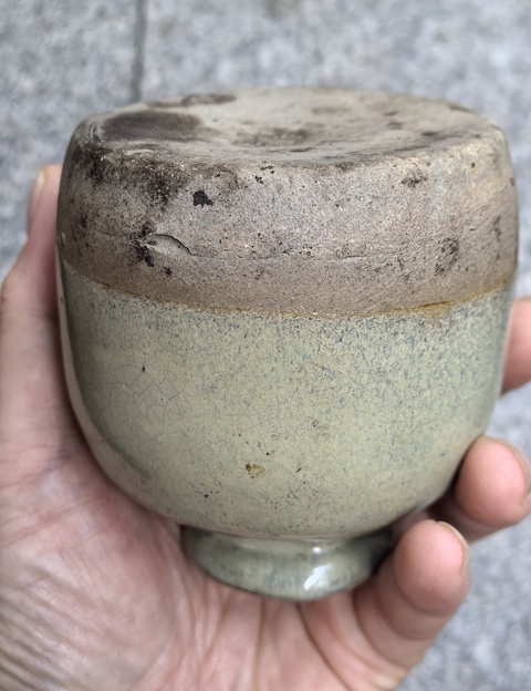 古玩陶瓷青釉瓶真品鑒賞圖