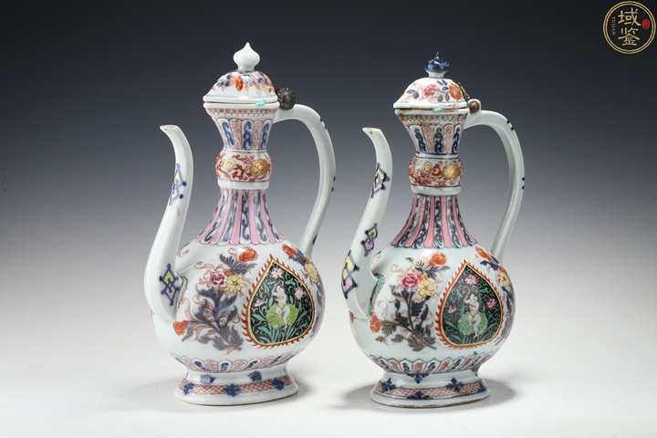古玩陶瓷清·乾隆粉彩奶壺真品鑒賞圖