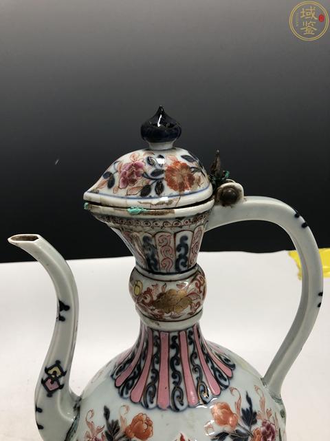 古玩陶瓷清·乾隆粉彩奶壺真品鑒賞圖
