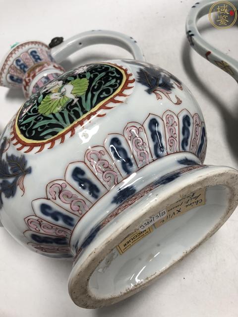 古玩陶瓷清·乾隆粉彩奶壺真品鑒賞圖