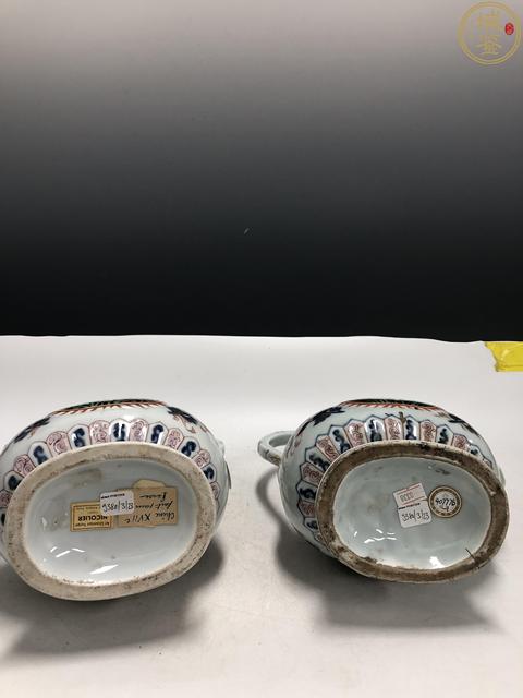 古玩陶瓷清·乾隆粉彩奶壺真品鑒賞圖