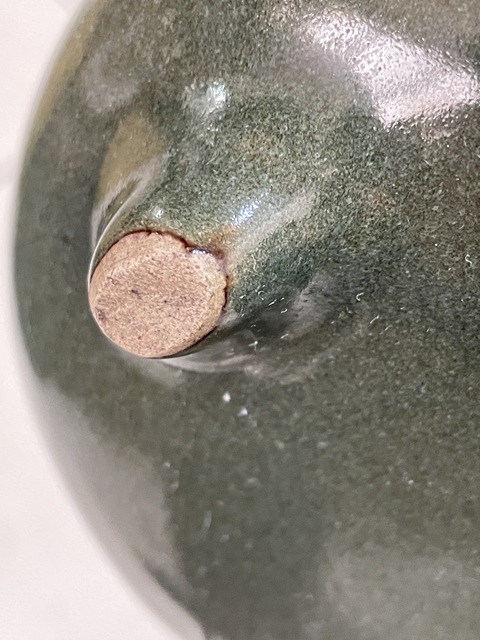 古玩陶瓷茶葉末釉香爐真品鑒賞圖