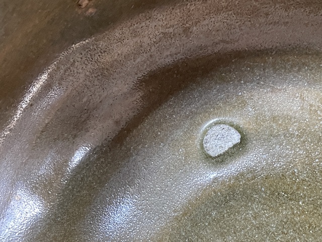 古玩陶瓷茶葉末釉香爐真品鑒賞圖