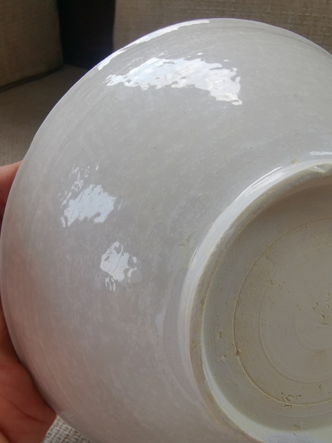古玩陶瓷五代花口白釉碗真品鑒賞圖