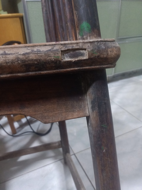 古玩雜項榆木梳背椅真品鑒賞圖