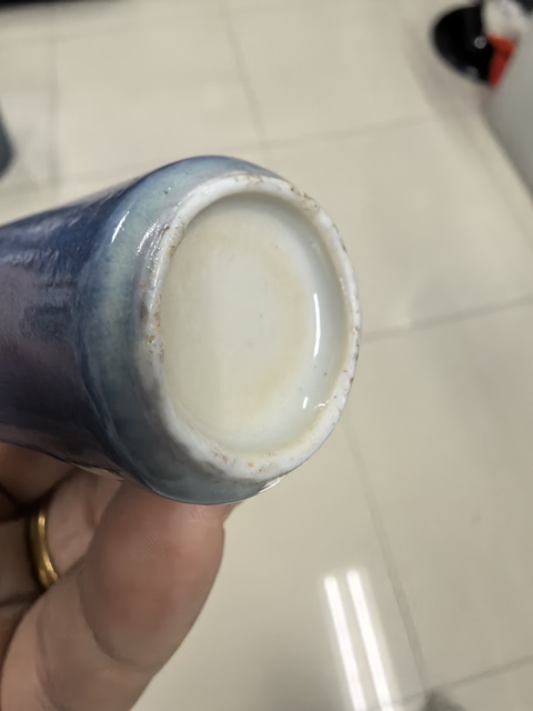 古玩陶瓷窯變釉鼻煙壺真品鑒賞圖